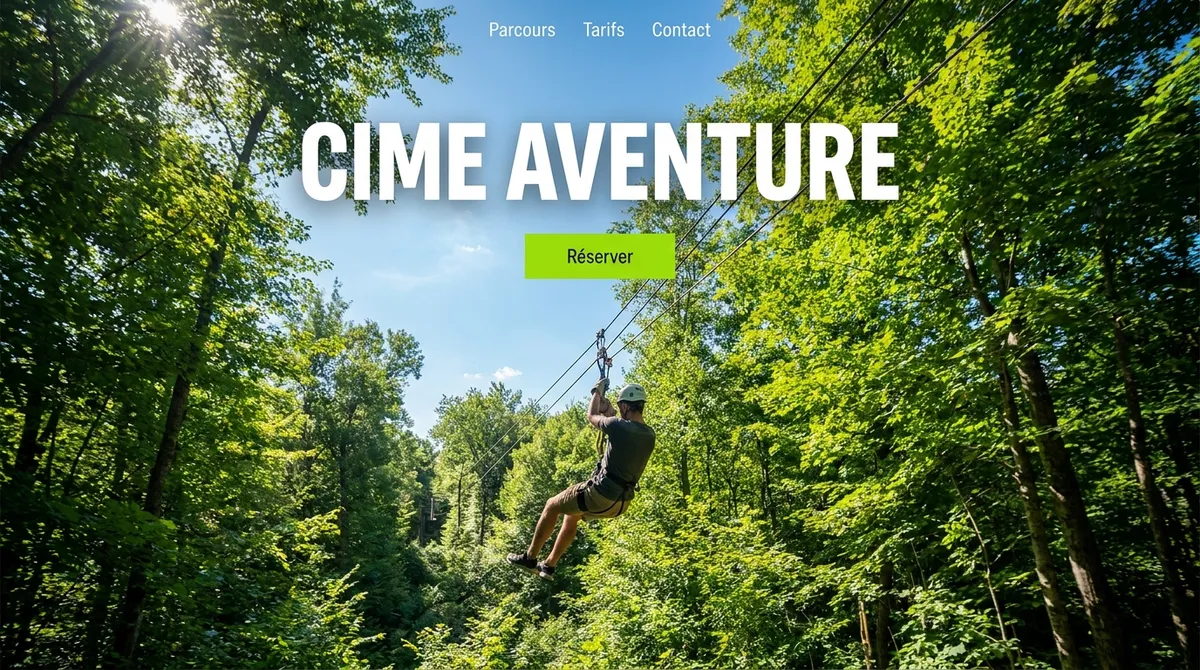 Site parc aventure